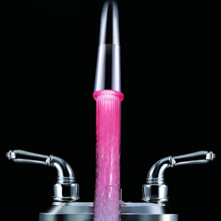 7 Color LED Light Changing Glow Temperature Sensor Shower Stream Water ...