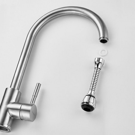 360 Degree Rotatable Water Saving Tap Aerator ABS Tap Nozzle Filter ...