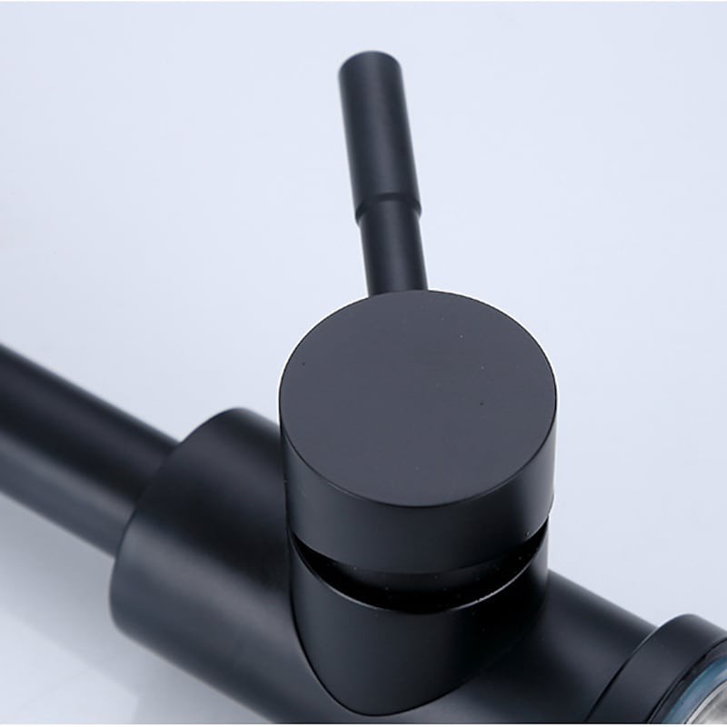Black Single Handle Kitchen Tap Modern Water Saving Design For NZ Homes Black Single Handle Kitchen Tap Modern Water Saving Design For NZ Homes