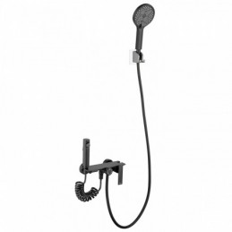 Shower System in Black with...