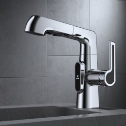 Basin Mixer Tap in Silver...
